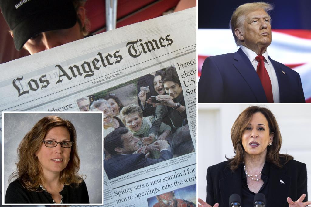 Los Angeles Times editor-in-chief resigns after billionaire owner Patrick Soon-Shiong drops Harris endorsement