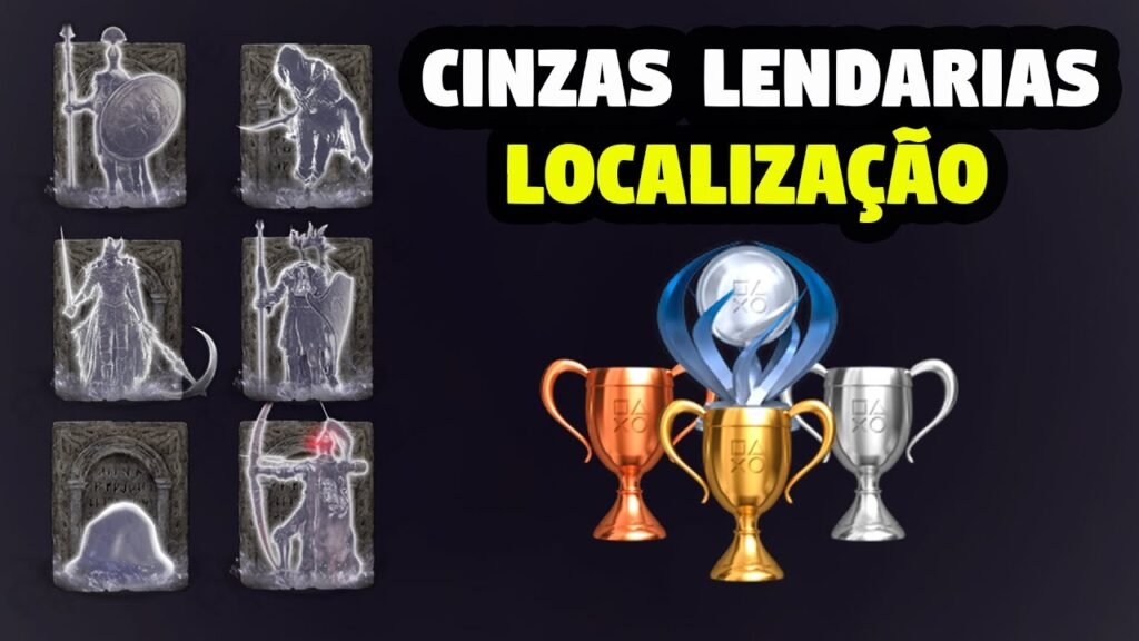 ELDEN RING / TODAS AS CINZAS LENDÁRIAS LOCALIZAÇÃO